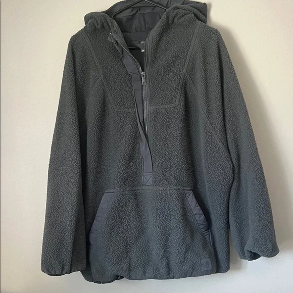 Free People Fleece Hooded Pullover - Picture 2 of 4